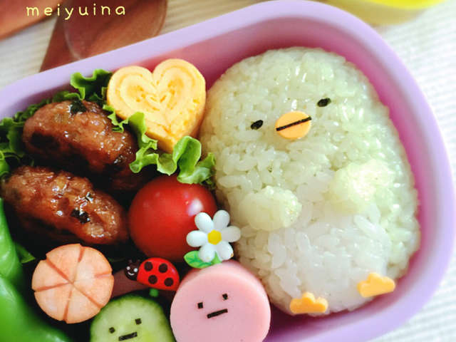 簡単キャラ弁☆すみっコぐらしのぺんぎん?